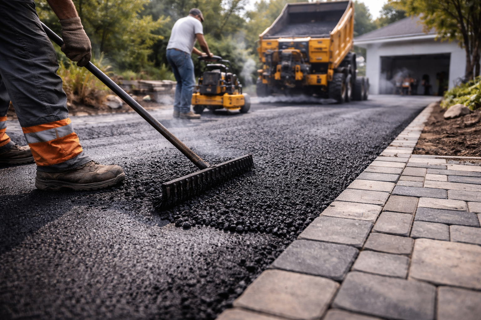 Pavage et réparation d’asphalte à Montréal et Laval